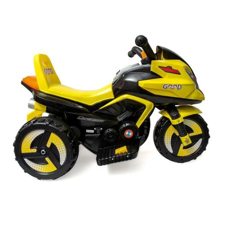 Motinha Elétrica Infantil Amarela Mini Moto Crianças Com Som Luz Bangtoys -  Moto Elétrica Infantil - Magazine Luiza