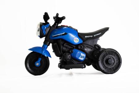 Mini Moto Elétrica Infantil Triciclo Motorizado Criança Cor Azul-marinho