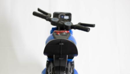 Mini Moto Elétrica Infantil Motorizada Triciclo Passeio 6V Street Azul