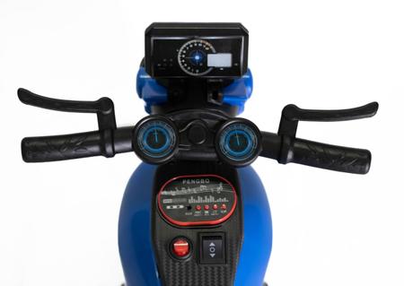 Imagem de Mini Moto Elétrica Infantil Triciclo 6V a Bateria Passeio Street Baby Style Azul