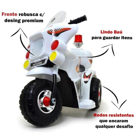 Brinquedo Mini Moto Eletrica Triciclo Motinha Infantil - Zippy