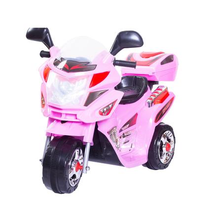 Mini Moto Elétrica Infantil Triciclo Motoca Criança 6v Rosa - Unitoys - Moto  Elétrica Infantil - Magazine Luiza