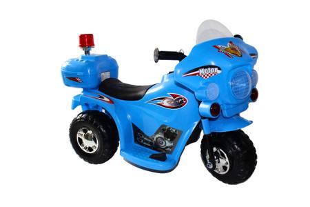 Triciclo Mini Moto Elétrica Infantil Cor Azul Som e Farol com Luz -  Importway