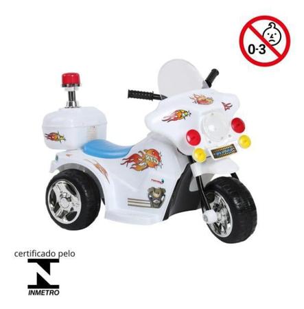 Moto Eletrica Policial Infantil