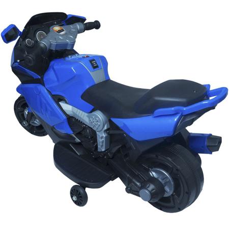 Triciclo Mini Moto Elétrica Infantil Cor Azul Som e Farol com Luz -  Importway