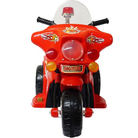 Imagem de Mini Moto Elétrica Triciclo Criança Infantil Bateria 6V Importway BW006 Polícia Luz Som Bivolt