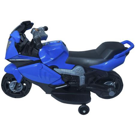 Triciclo Mini Moto Elétrica Infantil Cor Azul Som e Farol com Luz -  Importway