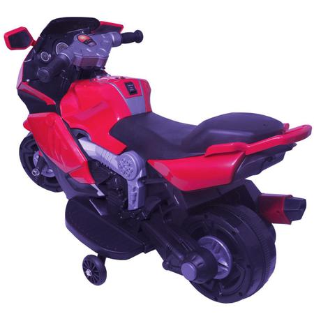 Triciclo Mini Moto Elétrica Infantil Cor Vermelha Som e Farol com Luz -  Importway