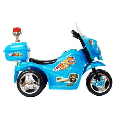 Imagem de Mini Moto Elétrica Triciclo Infantil Polícia Várias Cores IMPORTWAY