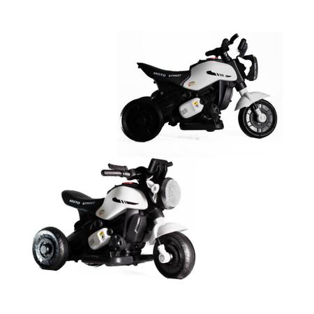 Mini Moto Infantil Elétrica 3 Rodas Com Pedal Triciclo Passeio 6V A Bateria  Recarregável Até 20 kg Bivolt Motoca Scooter Motocicleta Som e luzes Branca  Dia das Crianças - Baby Style na Americanas Empresas