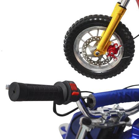 Mini Moto Infantil Partida Elétrica Gasolina 2T 49CC Cross Trilha Off Road  Iwdb-005AZ Azul - BEST SALE SHOP