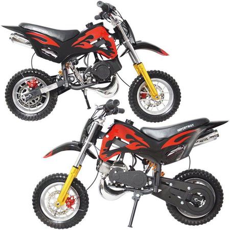 Mini Moto Infantil Gasolina 2 Tempos 49CC Cross Trilha Off Road