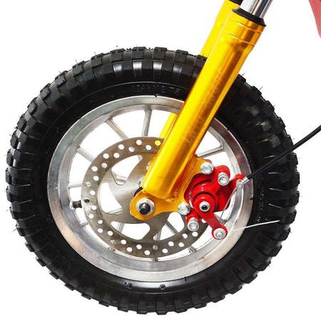 Mini Moto Infantil Gasolina 2 Tempos 49CC Cross Trilha Off Road Importway  WVDB-006 Dirt Vermelha 