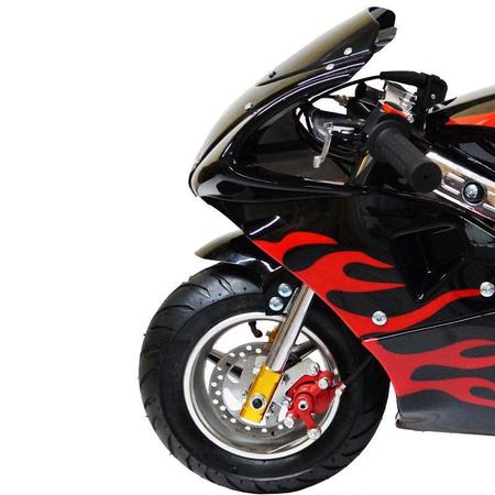 Mini Moto Infantil Gasolina 2 Tempos 49CC Speed Ninja gp Esportiva