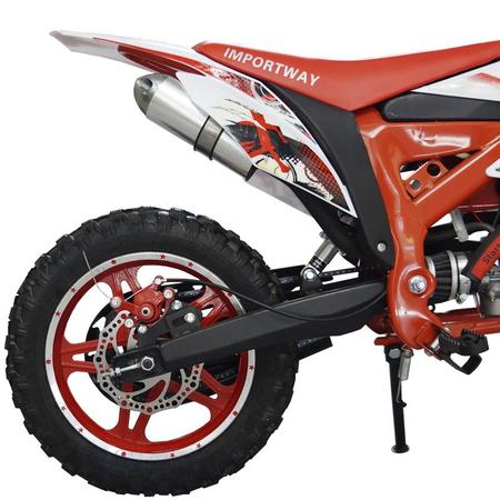 Mini Moto Infantil Gasolina 2 Tempos 49CC Cross Trilha Off Road Importway  WVDB-006 Dirt Preta - Mini Moto Motorizada - Magazine Luiza