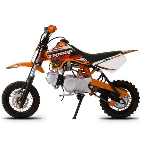 Mini Moto Off Road Pro Tork TR-100F Aro 14 X 12 Trilha Motocross Gasolina  Pedal 4 Tempos 100CC - Mini Moto Motorizada - Magazine Luiza