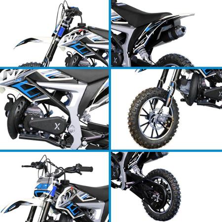 Motocross Infantil - Off Road - Ferinha 49 Extreme - Azul - MXF Motors - Ri  Happy
