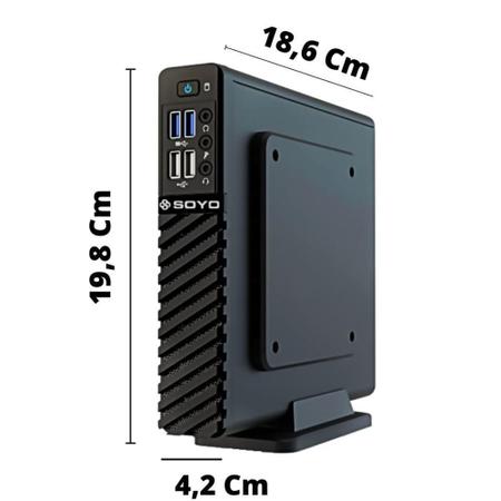 Mini Pc Intel Core I3 10 Geração 480Gb Ssd, 8Gb, Windows 10 - Soyo