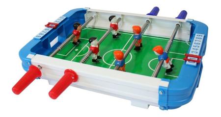 Brinquedo Mini Pebolim Totó Futebol De Mesa Criança 2 Player - 99 Toys -  Mini Pebolim - Magazine Luiza