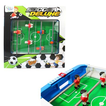 Mini Pebolim Brinquedo Totó Futebol De Mesa Criança 2 Player. em Promoção  na Americanas