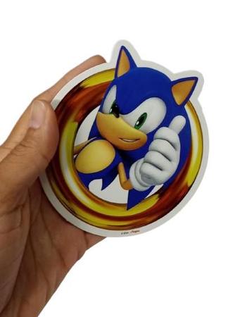 MINI PERSONAGENS DECORATIVOS FESTA SONIC THE HEDGEHOG - 50 UNIDADES