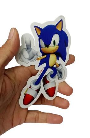 MINI PERSONAGENS DECORATIVOS FESTA SONIC THE HEDGEHOG - 50 UNIDADES