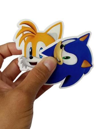 Mini Personagens Decorativos Sonic (pacote com 50 unidades)