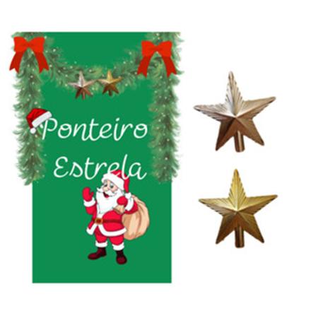 Imagem de Mini Ponteira Estrela De Natal 11,5 cm - Rio Master