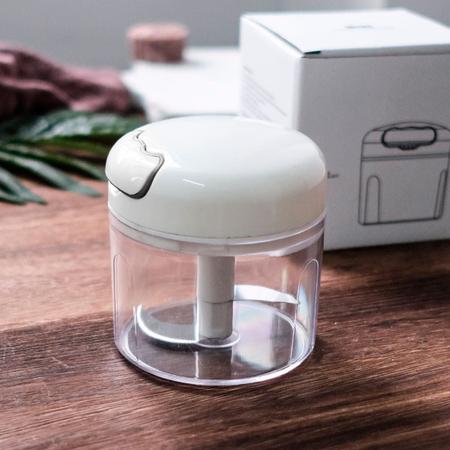 Mini Processador Alimentos Alho Cebola Legumes 2 Lâminas - BELLATOR Imagem de Mini Processador Alimentos Alho Cebola Legumes 2 Lâminas
