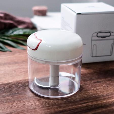 Mini Processador De Alimentos 200Ml 2 Lâminas Tritura Tudo - Bellator Imagem de Mini Processador De Alimentos 200Ml 2 Lâminas Tritura Tudo