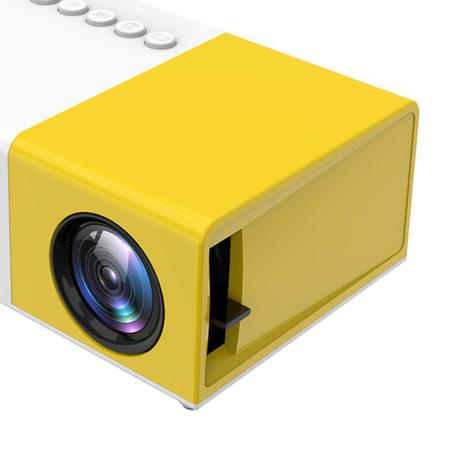 Imagem de Mini Projetor Led Portátil Full Hd 600 Lumens Usb Av Yg300