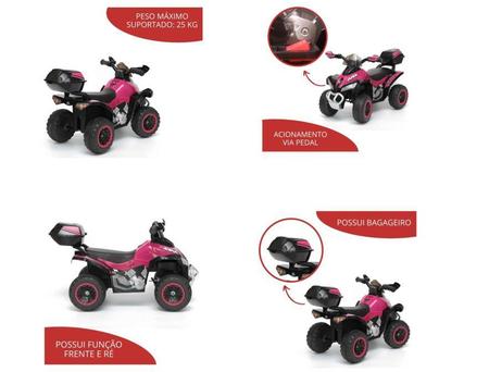 Mini Moto Motinha Infantil Elétrica de Brinquedo Para Criança Motoquinha  Motoca Triciclo Menina Rosa - Importway - Moto Elétrica Infantil - Magazine  Luiza