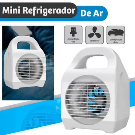 Imagem de Mini Refrigerador Climatizador De Ar Pessoal Portátil MLF-007