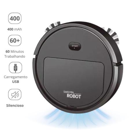 Imagem de Mini Robô Aspirador: Inteligência E Portabilidade