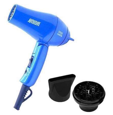 Imagem de Mini Secador De Cabelo 3500w Bivolt Portátil Dobrável Compacto Com Ions para Viagem