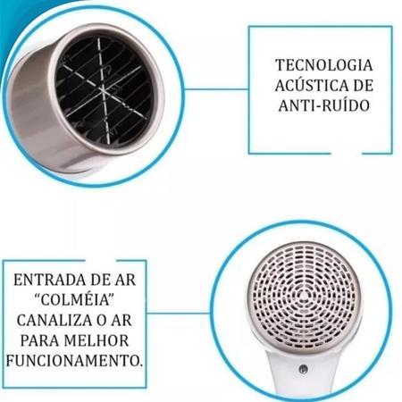 Imagem de Mini Secador De Cabelo Portátil 220V Para Hotel