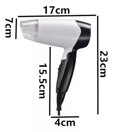 Mini Secador De Cabelo Profissional Portátil Viagem 1200w