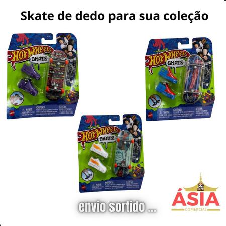 Hot Wheels Skate de Dedo com Tenis HGT46 - Mattel - Skate de Dedo -  Magazine Luiza