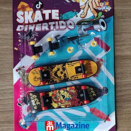 Kit 3 Skate De Dedo Infantil Sortidos Toy King TK-AB6220