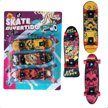 20 Peças Brinquedos De Skate Para Dedos Em Cores Aleatórias