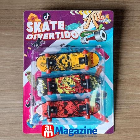 Kit 3 Skate De Dedo Infantil Sortidos Toy King TK-AB6220