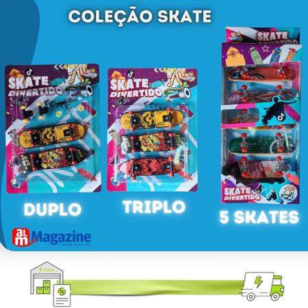 Imagem de Mini skate de dedo 5 em 1 tk-ab6228 brinquedo