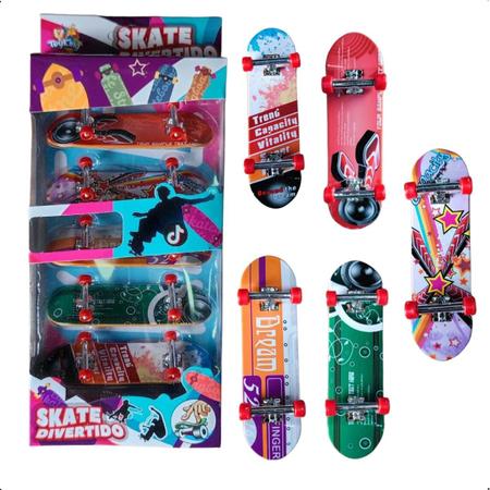 Imagem de Mini skate de dedo 5 em 1 tk-ab6228 brinquedo