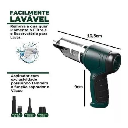 Imagem de Mini Soprador Aspirador: Solução Compacta De Limpeza