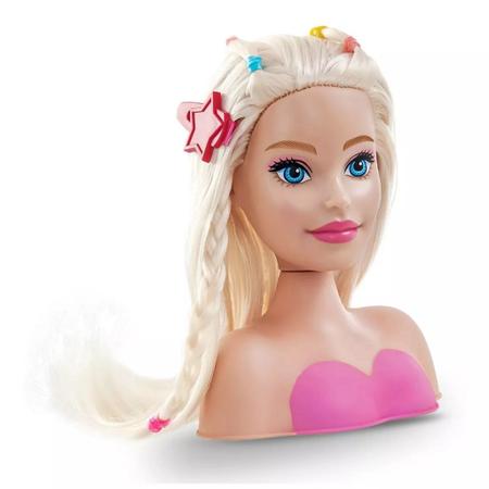 Mini Barbie Styling Head Core 15Cm 1296 Pupee - TudodeFerramentas