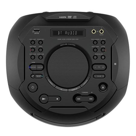 Imagem de Mini System Sony MHC-V41, USB, MP3, FM, Bluetooth, Karaokê, Preto - Bivolt