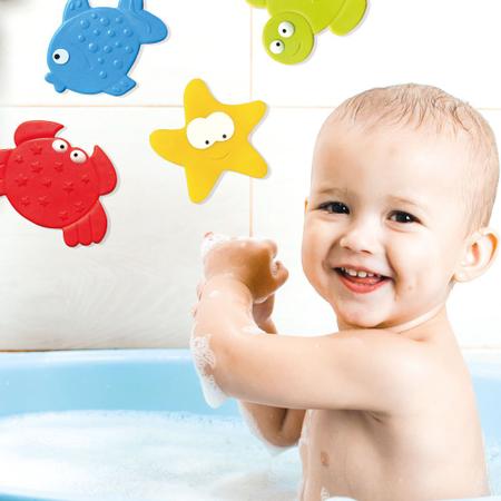 Imagem de Mini Tapetes Para Banho Bath e Fun 4pçs Mutlikids Baby - BB1144