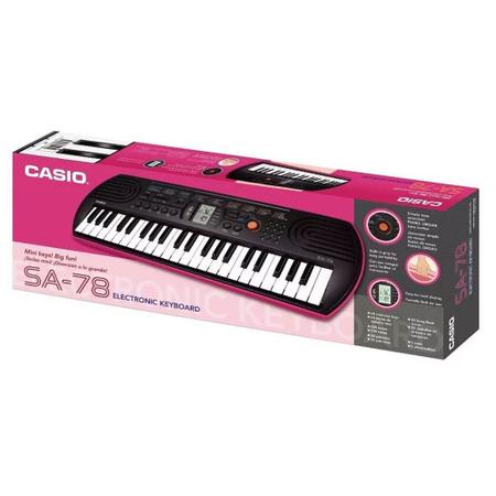 Casio Inc., Teclado portátil de 44 teclas (SA-81) : :  Instrumentos Musicais