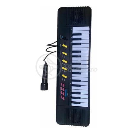 Mini Teclado Infantil 32 Teclas Musical Karaokê E Microfone