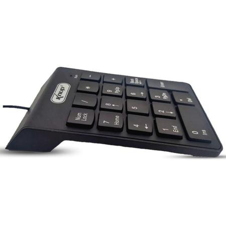 Mini Teclado Numérico Sem Fio Wireless - 19 Teclas